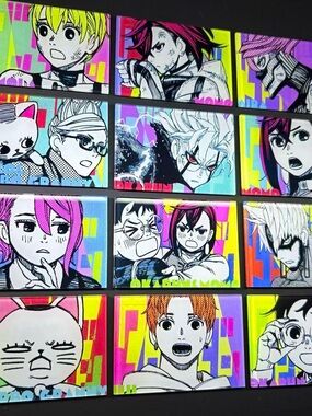 Dandadan Manga magnet set